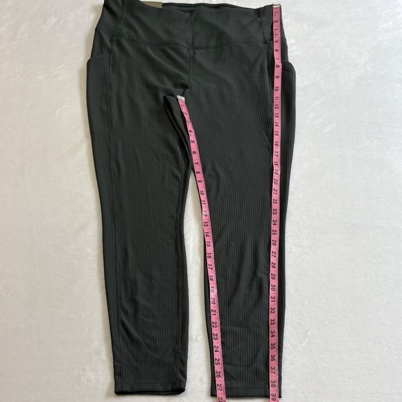 32 Degrees Cool Thin Ribbed Skinny Leggings, Urban Chic/Green, Size XL, NWT - Picture 11 of 14